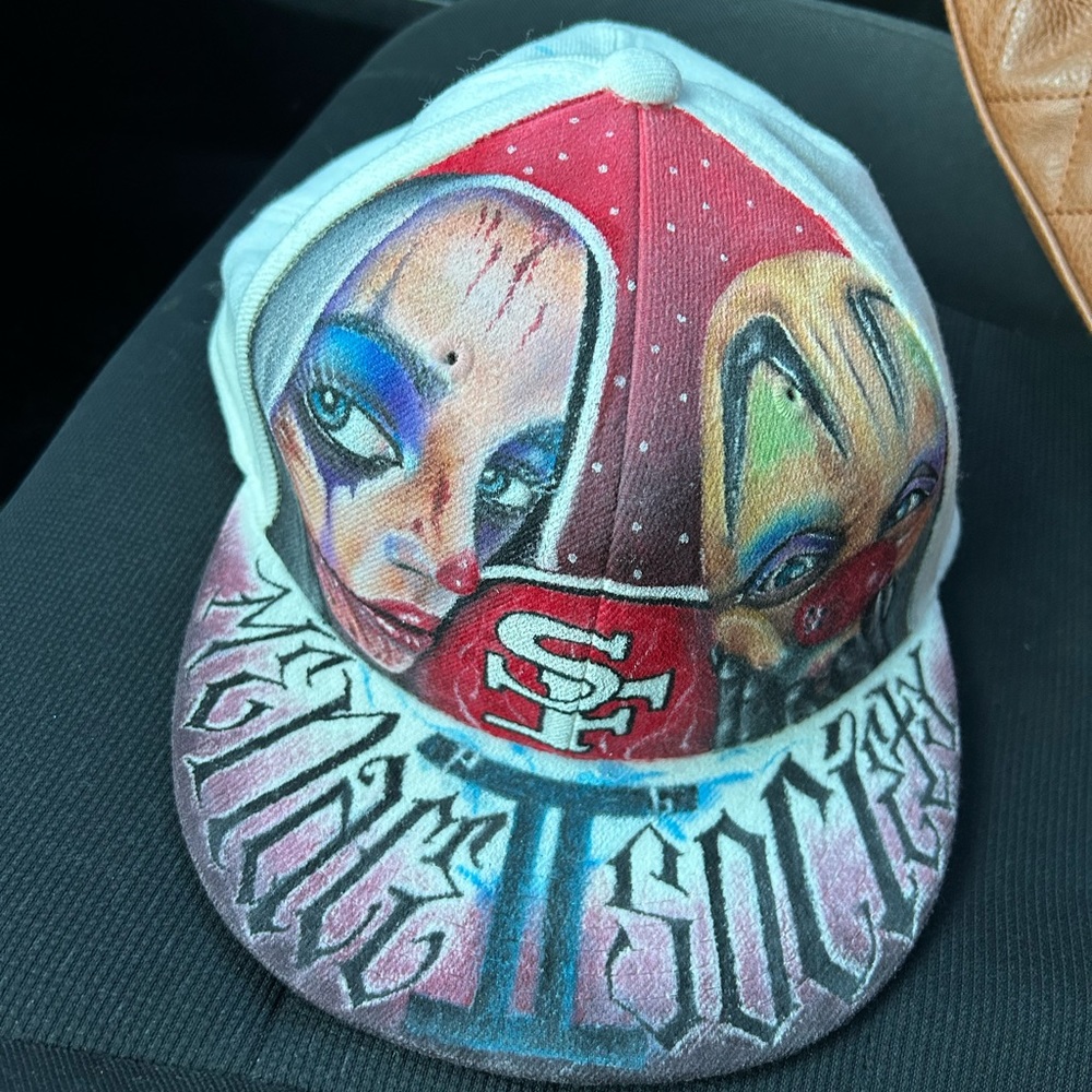 SF hat prison art work
